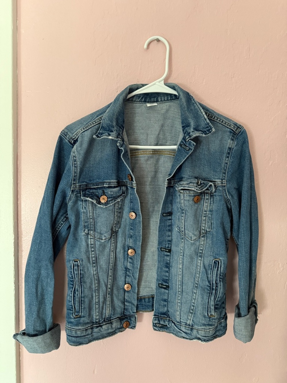 Classic Women's Denim Jacket - Light Blue